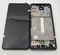 Дисплей Samsung A52 4G 2021/A52 5G 2021/A525/A526, черный, с рамой, OLED (small size lcd) с тачскрином