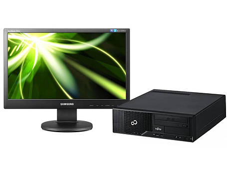 ПК+Монітор Fujitsu Esprimo E500 SFF/ i3-2100/ 8GB RAM/ 250GB HDD/ HD 2000+Samsung SyncMaster 943SN 19" 1366x768 VGA, фото 1
