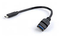 Кабель-адаптер Cablexpert  USB OTG A-OTG-CMAF3-01 для пристроїв, AF - Type C, 0,20м