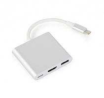 Адаптер-перехідник USB Type-C на HDMI Cablexpert A-CM-HDMIF-02-SV