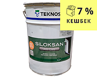 Краска для бетона TEKNOS SILOKSAN ANTI-CARB акрилатная белая , 18л