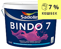 Матовая латексная краска для стен и потолка SADOLIN BINDO 7 белый,