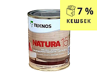 Лак мебельный TEKNOS NATURA 15 акриловый полуматовый 0,9л