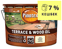 Масло для древесины PINOTEX TERRACE & WOOD OIL антисептическое матовое 10л