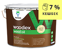 Масло для древесины TEKNOS WOODEX WOOD OIL органоразбавляемое 9л