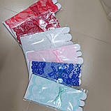 Рукавички-мітенки під бальну сукню для дівчинки Рожеві Гіпюрові мітенки Рукавички-мітенки дитячі, фото 2