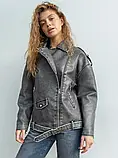 Жіноча куртка - косуха з еко шкіри новинка 2024, фото 2