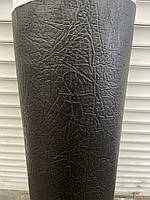 Тканина шкірозамінник — Чорний. Тиснений. Ширина — 1 м.