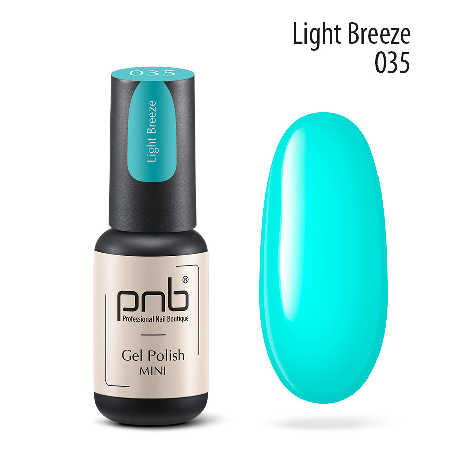 Гель-лак PNB Light Breeze mini 035, 4 мл