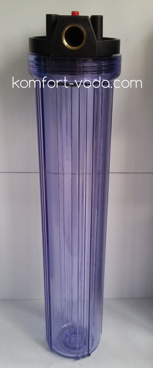 Корпус фільтра 20" Slim (прозорий) 3/4"
