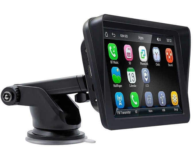Сенсорний автомобільний монітор 7 дюймів із підтримкою CarPlay і Android Auto
