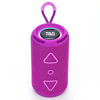 Bluetooth-колонка TG656 с RGB ПОДСВЕТКОЙ, speakerphone, радио, purple