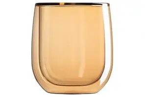 Набір чашок Ardesto Golden Moon з подвійними стінками 250 мл 2 шт AR2625GG