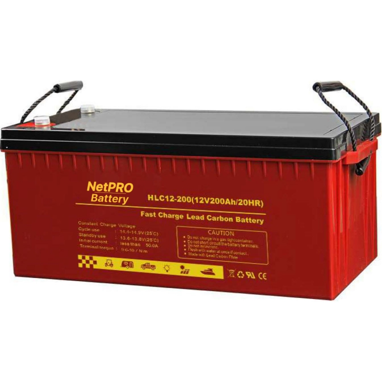 Свинцево-карбоновий акумулятор NetPRO HLC12-200