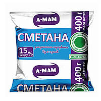 Сметана АМА 15% (400 г)