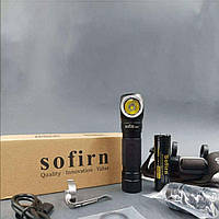 Фонарь налобный Sofirn SP40A 5000K,18650,18350,TIR 1200lm,Type-C USB,Фонарик с магнитом