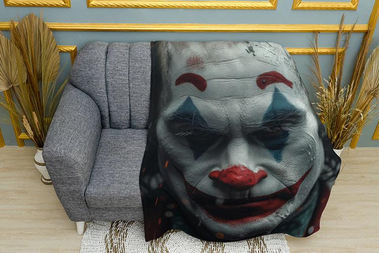 Плед «Джокер. Портрет. Joker. Portrait»