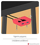 USB-Hub під столом, фото 4