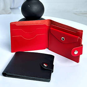 Жіночий гаманець з натуральної шкіри невеликого розміру у двох кольорах