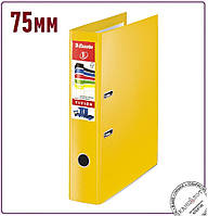 Папка-регистратор ESSELTE NO.1 POWER VIVIDA, А4, 75мм, желтый (624070)
