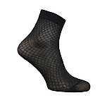 Капронові шкарпетки жіночі LADY SABINA чорний ромбик 50ден , 10 пар в уп, фото 2