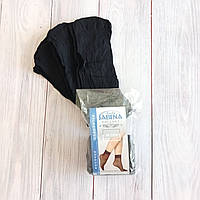 Капронові шкарпетки жіночі LADY SABINA чорний ромбик 50ден , 10 пар в уп
