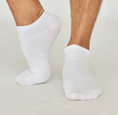 Шкарпетки чоловічі короткі снікерси Lomani р.40-44 білі