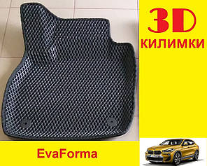 3D килимки EvaForma на BMW X2 F39 '17-23, 3D килимки EVA, фото 1
