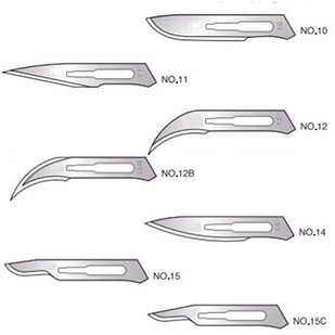 Леза для скальпеля Vortex  №12В