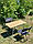 Туристичний складний стіл для пікніка зі стільцями "Кріпиш ФМ+2ч" стільці складні для відпочинку купити недорого, фото 4