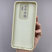 Чохол для Xiaomi Redmi Note 8 Pro чохол однотонний із захистом камери на сяомі редмі нот 8 про молочний s2l, фото 3
