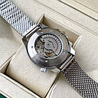 Чоловічий годинник Omega Seamaster Professional Diver 007 AAA наручний механічний з автопідзаводом на кольчузі, фото 4