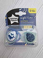 Дитячі нічні пустушки TOMMEE TIPPEE Фосфоресцентні 0-6 місяців