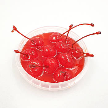 Вишня коктейльна з гілочкою Dolce Mio Червона — 10 шт.