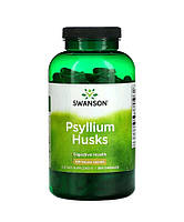 Псиліум, лушпиння насіння подорожника в капсулах, 610 мг, 300 капсул, Swanson, США