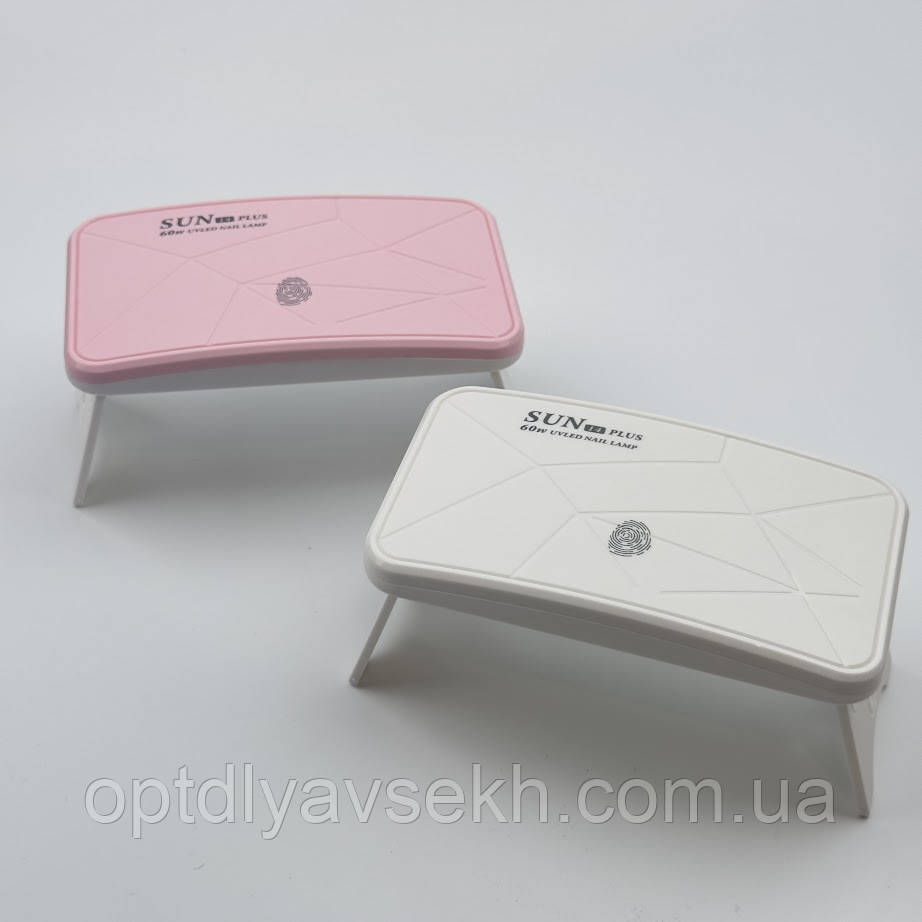 Професійна міні лампа Sun 14 Plus на 60 Вт. (на USB) для сушіння гель-лаку, для манікюру та педикюру, фото 1