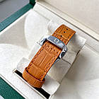 Чоловічий годинник Omega Seamaster Professional 007 Chrono Orange AAA наручний кварцовий з хронографом і сапфіром, фото 5