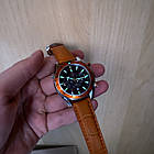 Чоловічий годинник Omega Seamaster Professional 007 Chrono Orange AAA наручний кварцовий з хронографом і сапфіром, фото 8