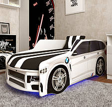 Ліжко-машина Premium з підйомним механізмом білий BMW ТМ Viorina Deko, фото 3