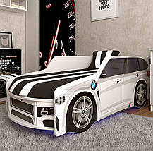 Ліжко-машина Premium з підйомним механізмом білий BMW ТМ Viorina Deko, фото 2