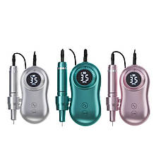 Бездротовий фрезер JF-602, що перезаряджається, на акумуляторі 2600 mAh (35 Вт.) на 35000 об/хв. - для манікюру