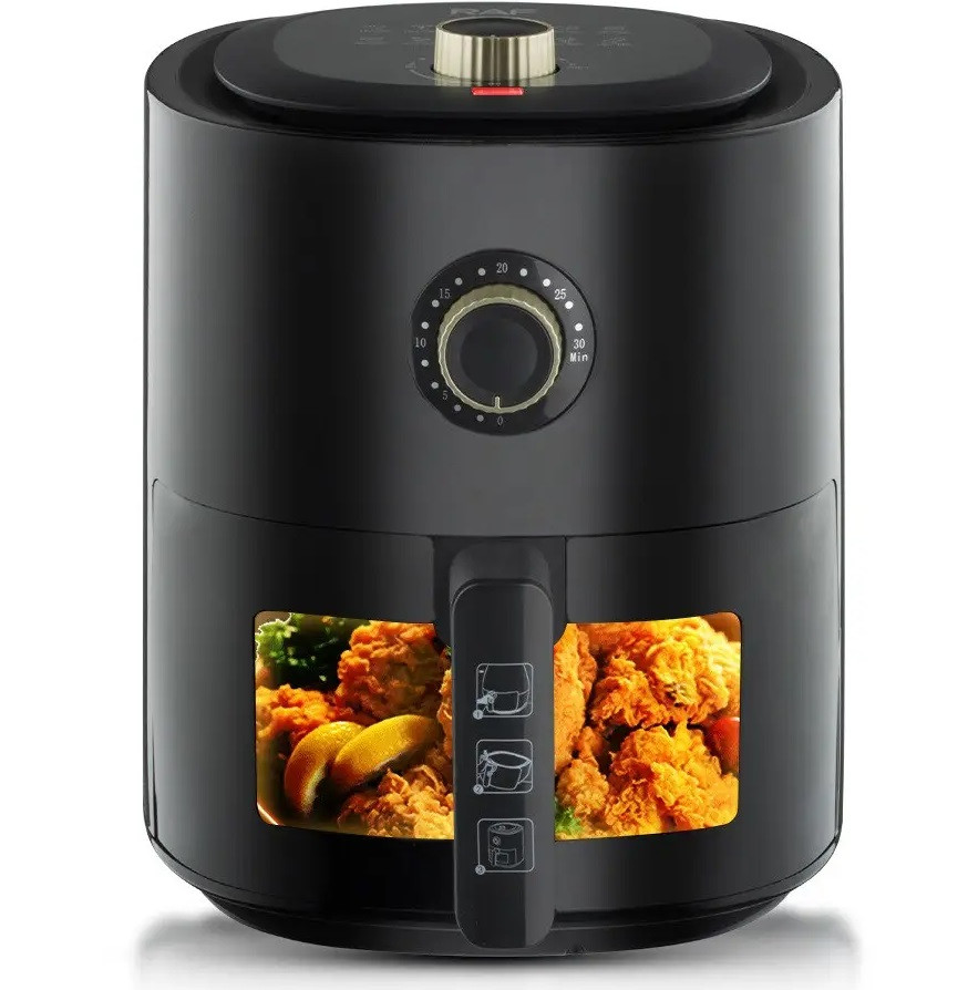 Аерофритюрниця Air Fryer Raf R.5332B, 4L 1300W, фото 1