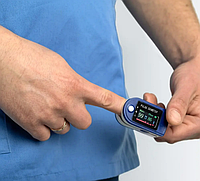 Пульсоксиметр fingertip pulse oximeter lk88 пульсометр насичення крові киснем прилад для сатурації