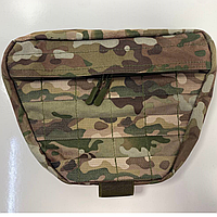 Тактичний підсумок-напашник Сумка-напашник ЗСУ військовий малий 19см*25см*5см Мультикам