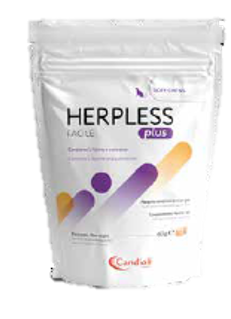 Противірусні таблетки для кішок Candioli Herpless Facile 60 г (30 таблеток)