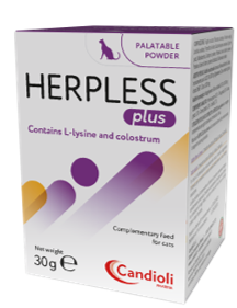 Противірусний препарат для кішок Candioli Herpless Powder 30 г