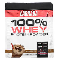 Сироватковий протеїн Labrada Nutrition 100% Whey Protein 1,875г полуниця (концентрат)