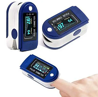 Пульсоксиметр на палець монітор для насичення крові киснем fingertip pulse oximeter Пульсометр медичний