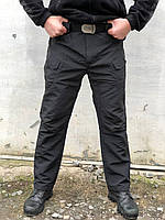 Тактические штаны черные полиция рипстоп Комфортные штаны для военных черные Брюки черные для охраны