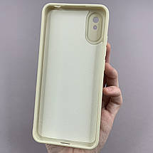 Чохол для Xiaomi Redmi 9A чохол однотонний із захистом камери на телефон сяомі редмі 9а молочний s2l, фото 3